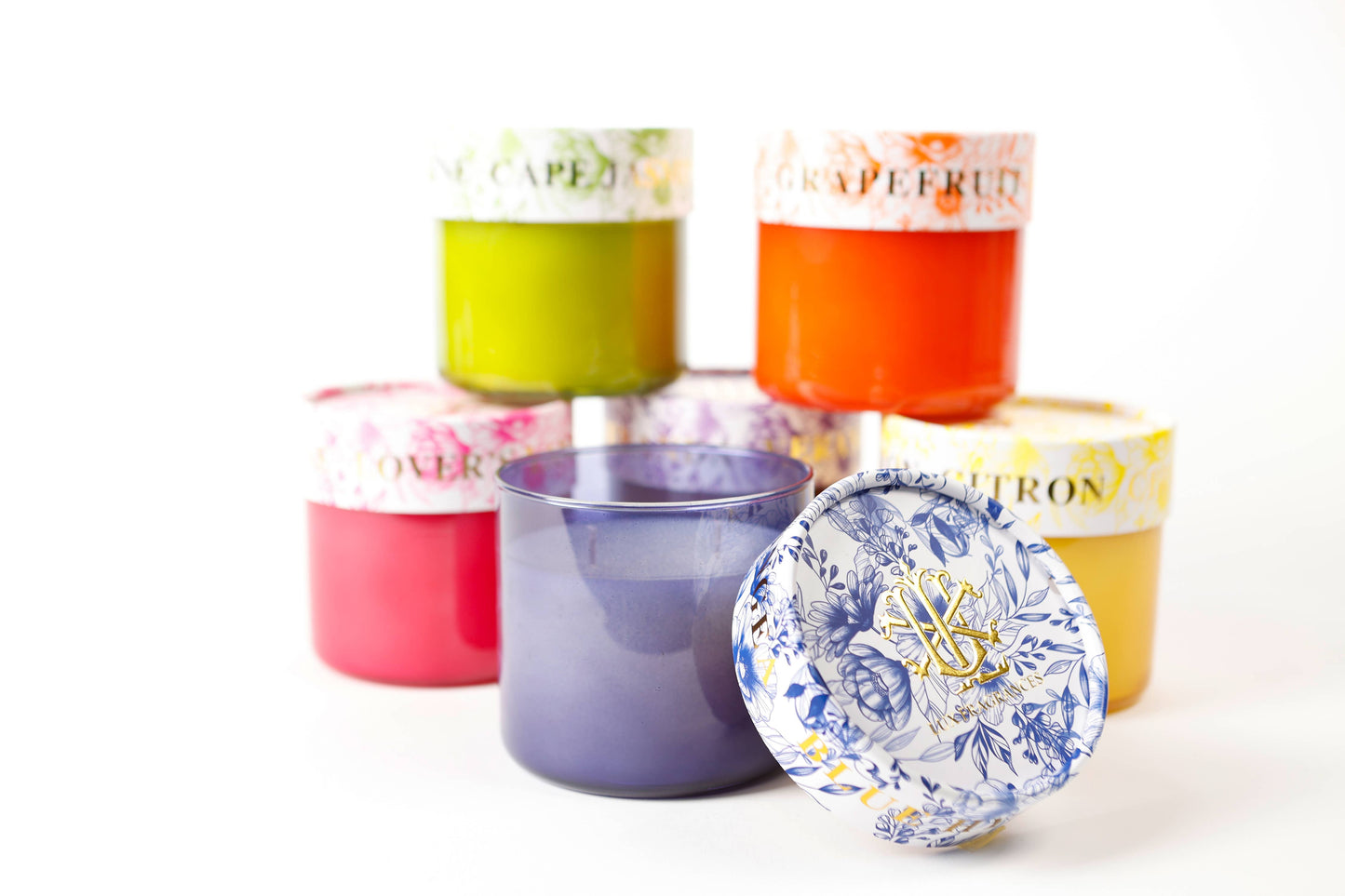 Cape Jasmine 15 oz 2 wick Decorative Lid Candle