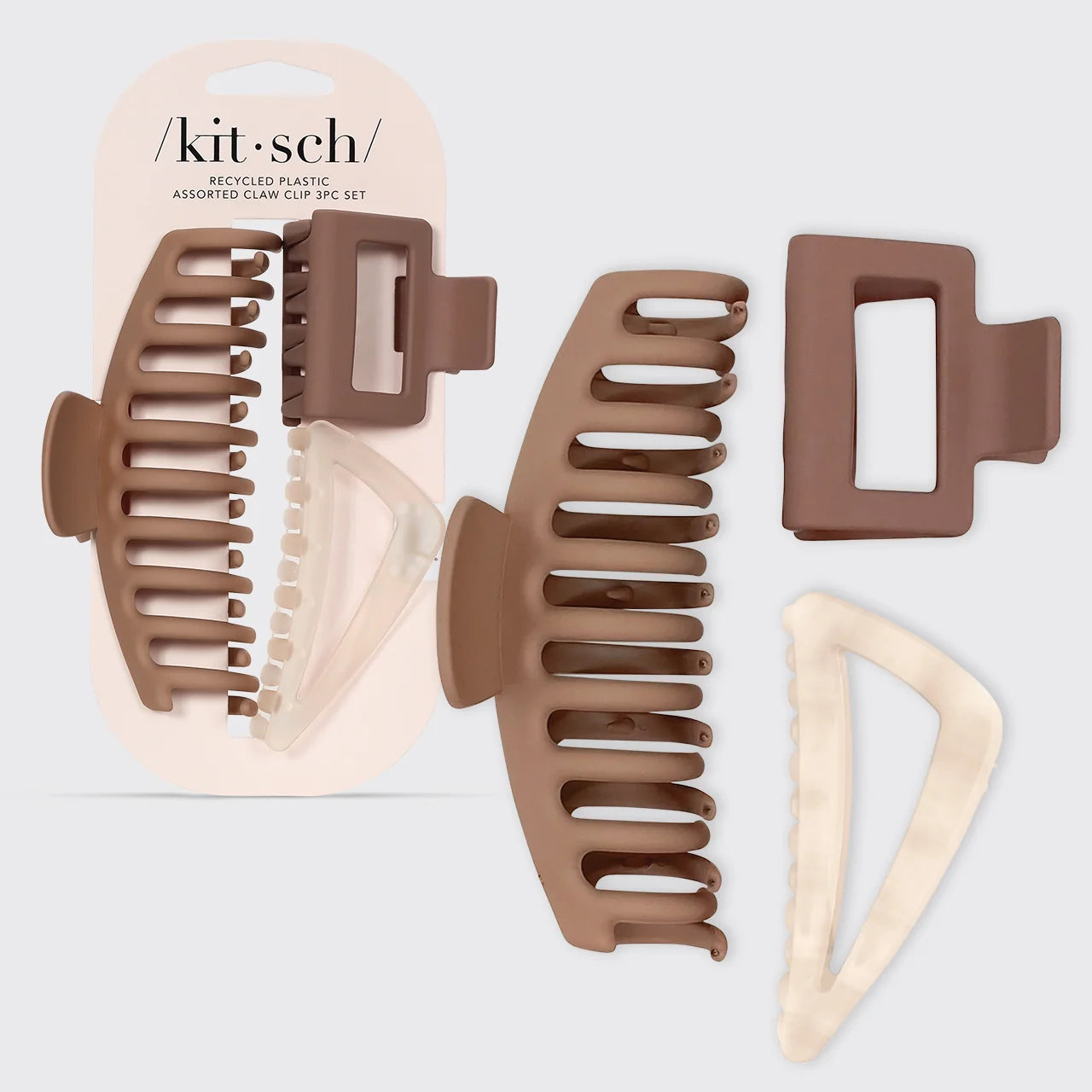 Oversized Hair Clip 3pc Set