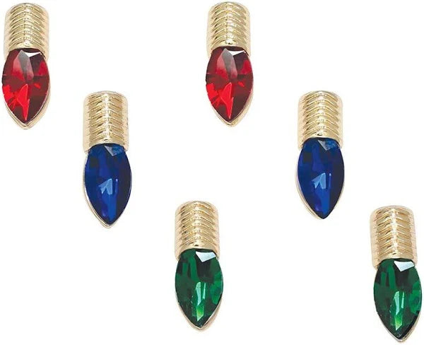 Christmas Bulbs Earrings Set