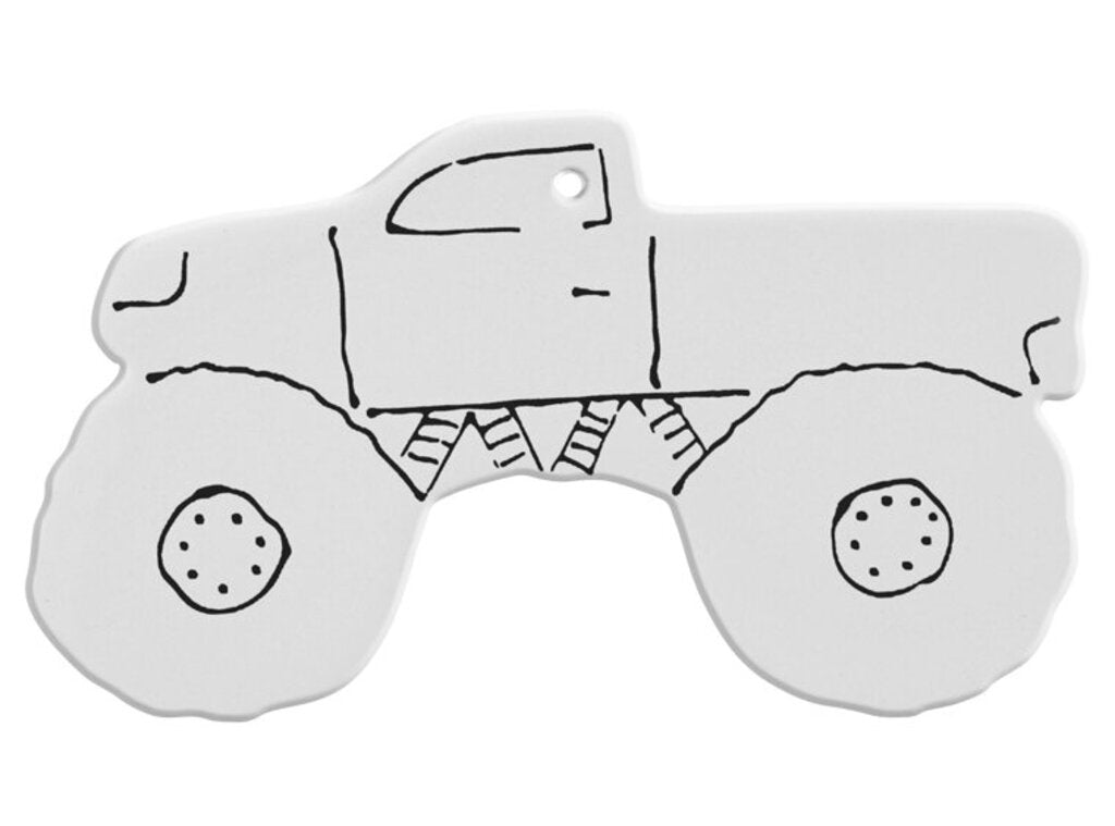 Hand Detailed Monster Truck Ornament