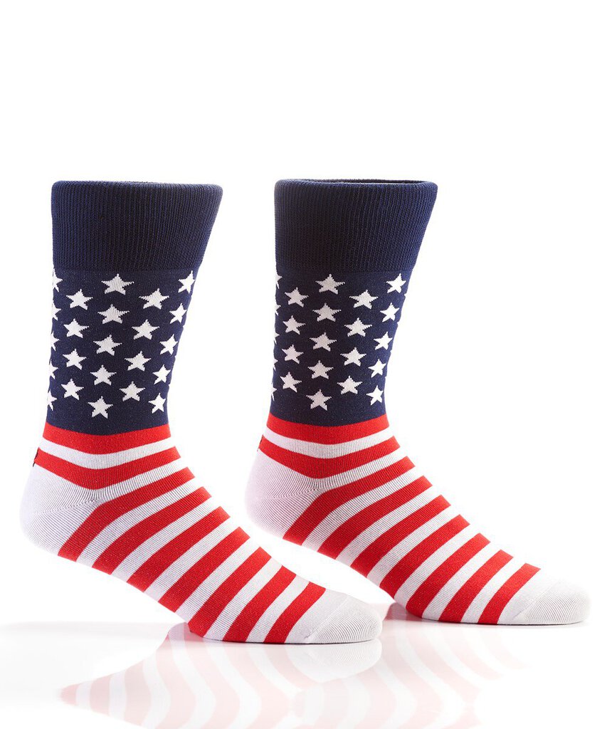 Grand Ol' Flag, Men's Crew Sock, Stars & Stripes