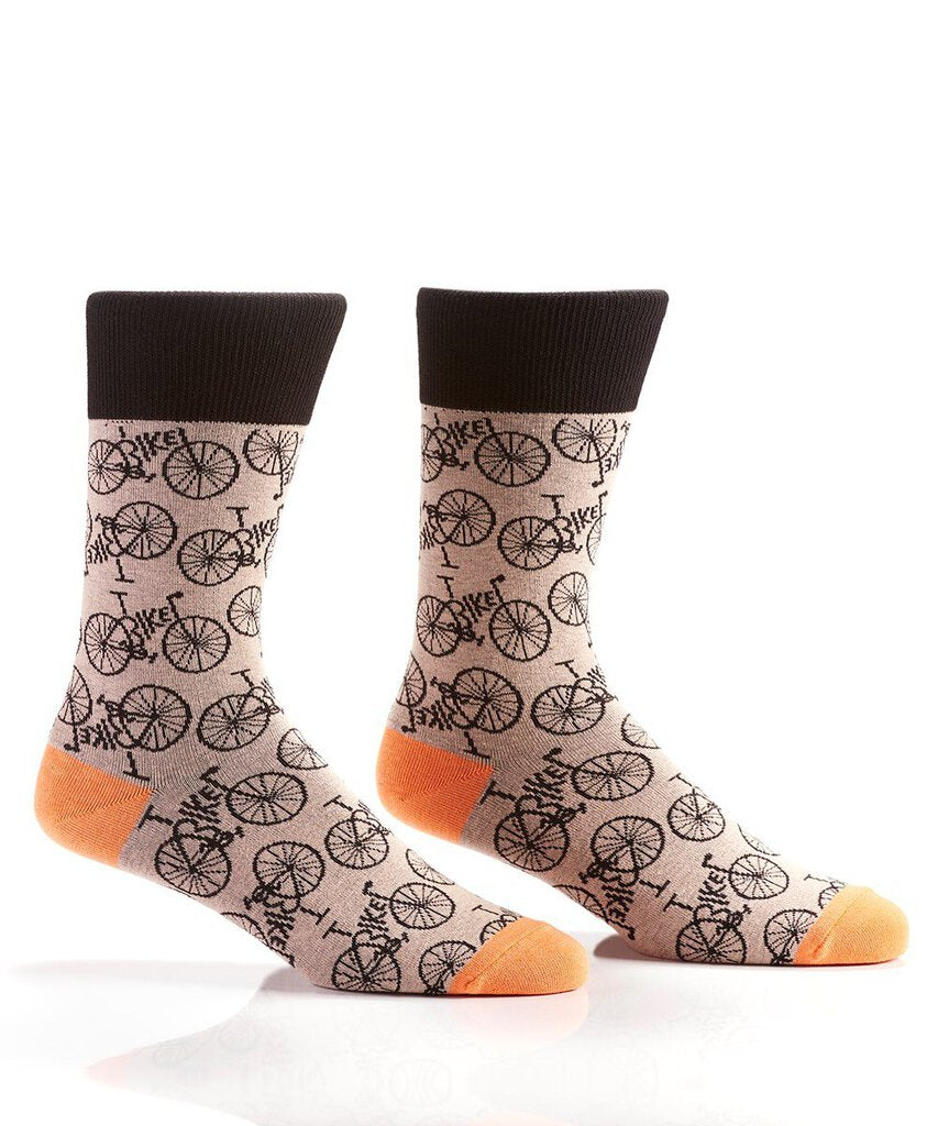 Men's Crew Sock, Bicycle