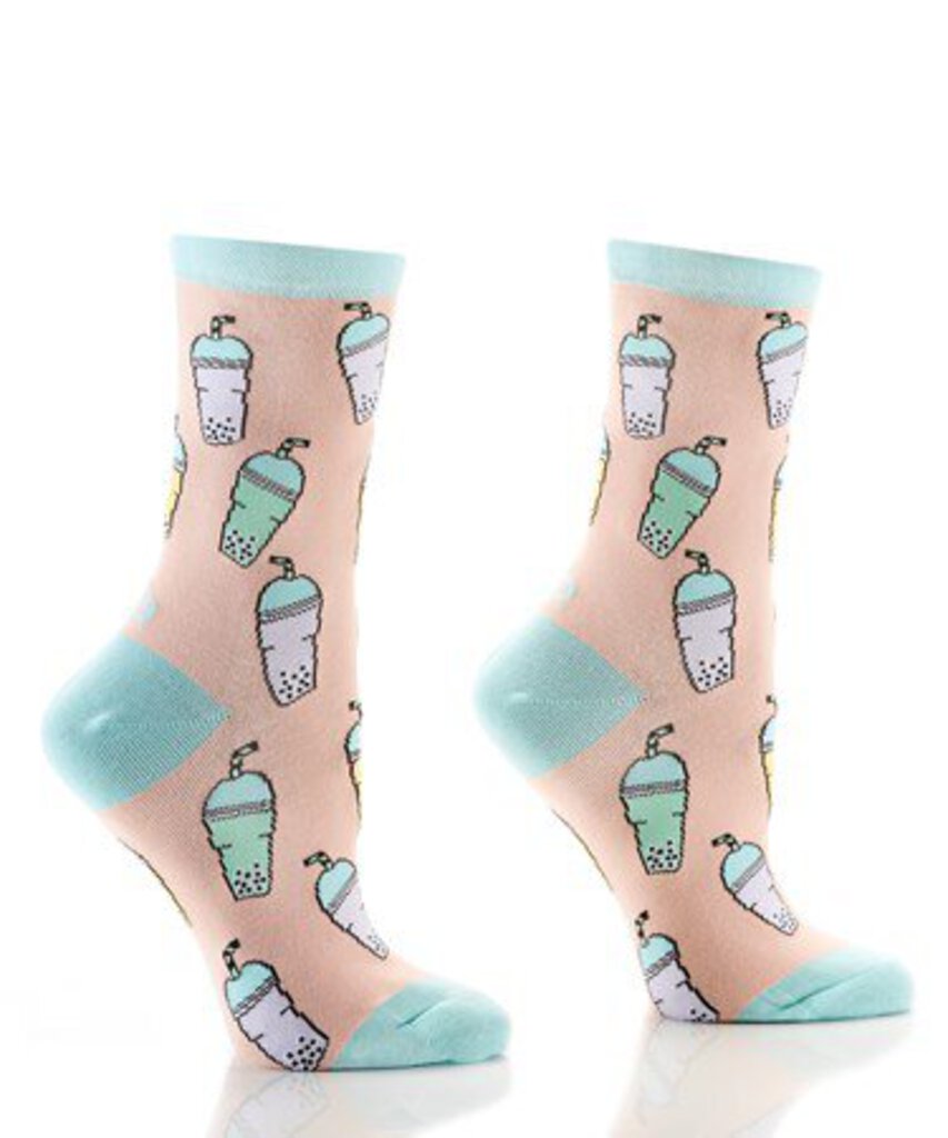 Women's Crew Sock, Bubble Tea