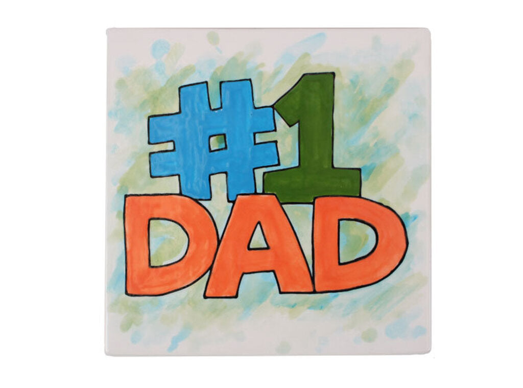 #1 Dad Tile