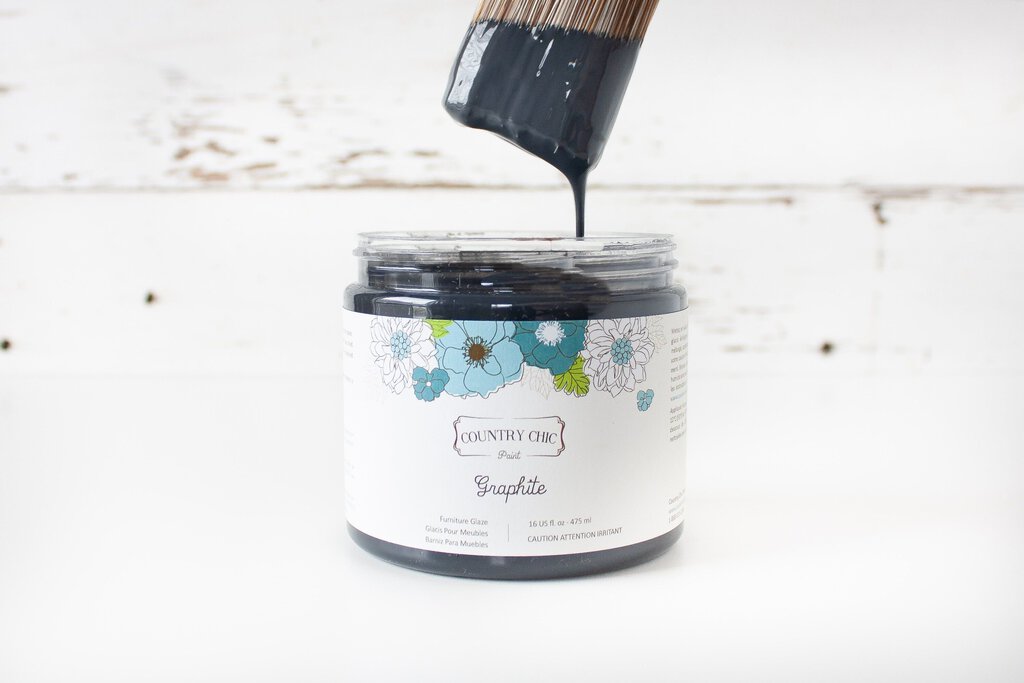 Country Chic Furniture Glaze- Graphite 16oz