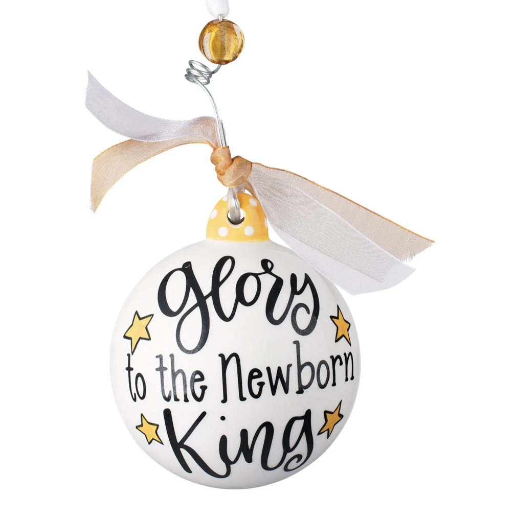 Glory to the New Born King Ornament