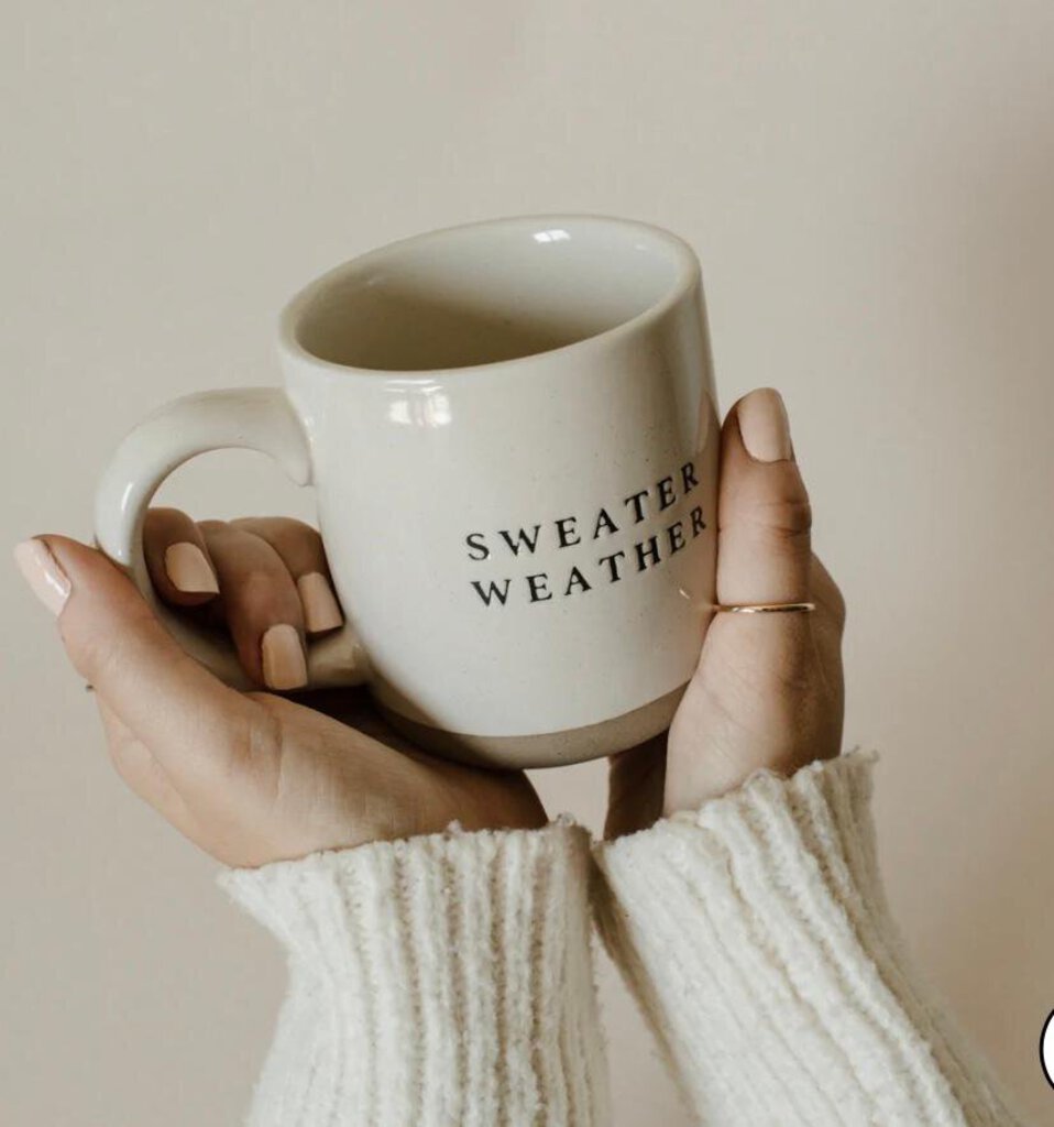 Sweater Weather Stoneware Coffee Mug