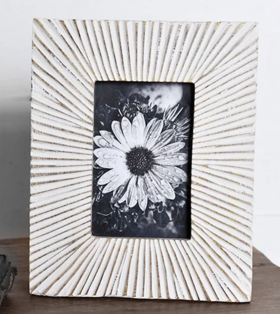 4x6 Sunburst Wood Frame