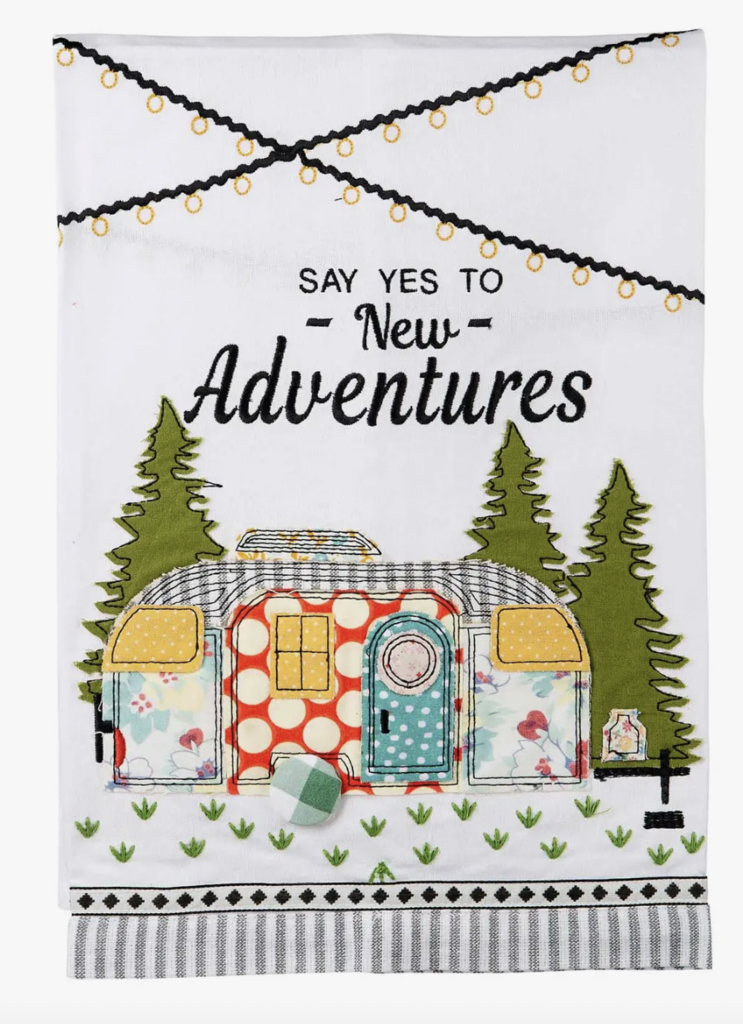 Adventures Camper Tea Towel