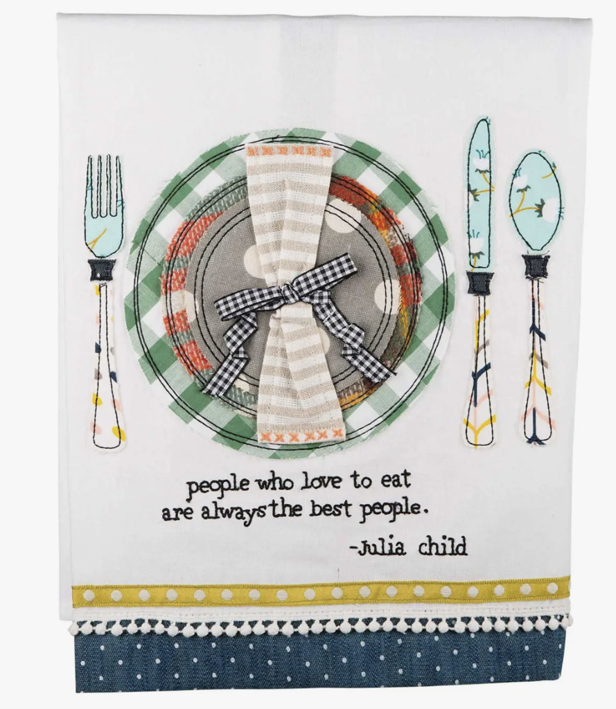 People Who Love to Eat Tea Towel