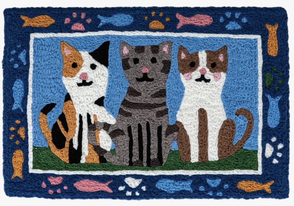 Kitty Kousins Jellybean Rug 20" x 30"