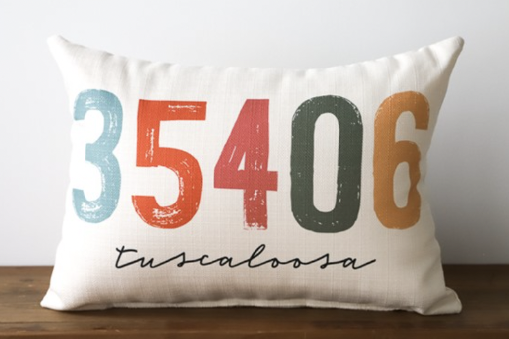 Multi Poster Zip Code Pillow