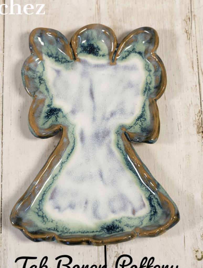 Tab Boren Pottery Angel Tray #98