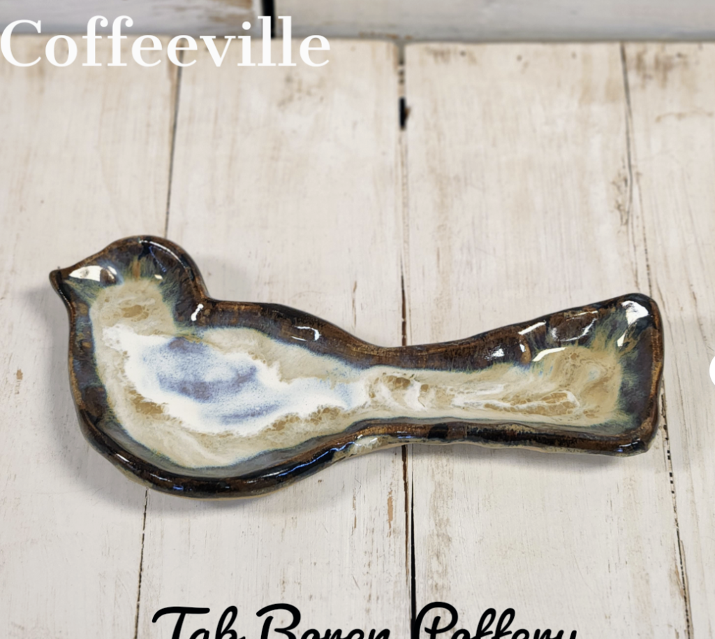 Tab Boren Pottery Bird Spoon Rest #113