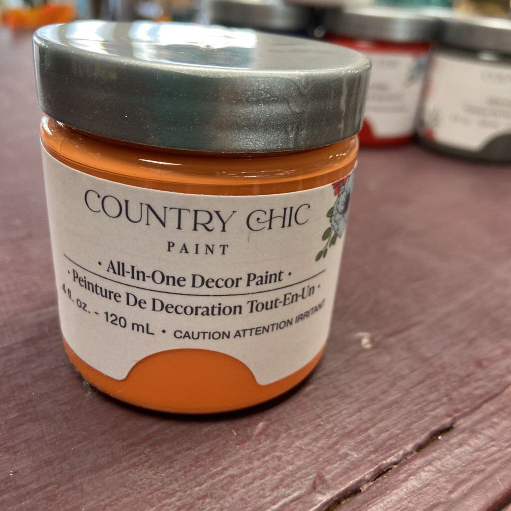 Country Chic Persimmon All in One Decor Paint 4oz.