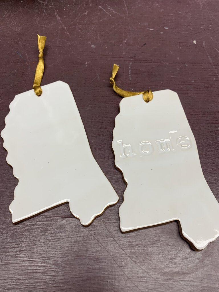 Mississippi Ceramic Ornament