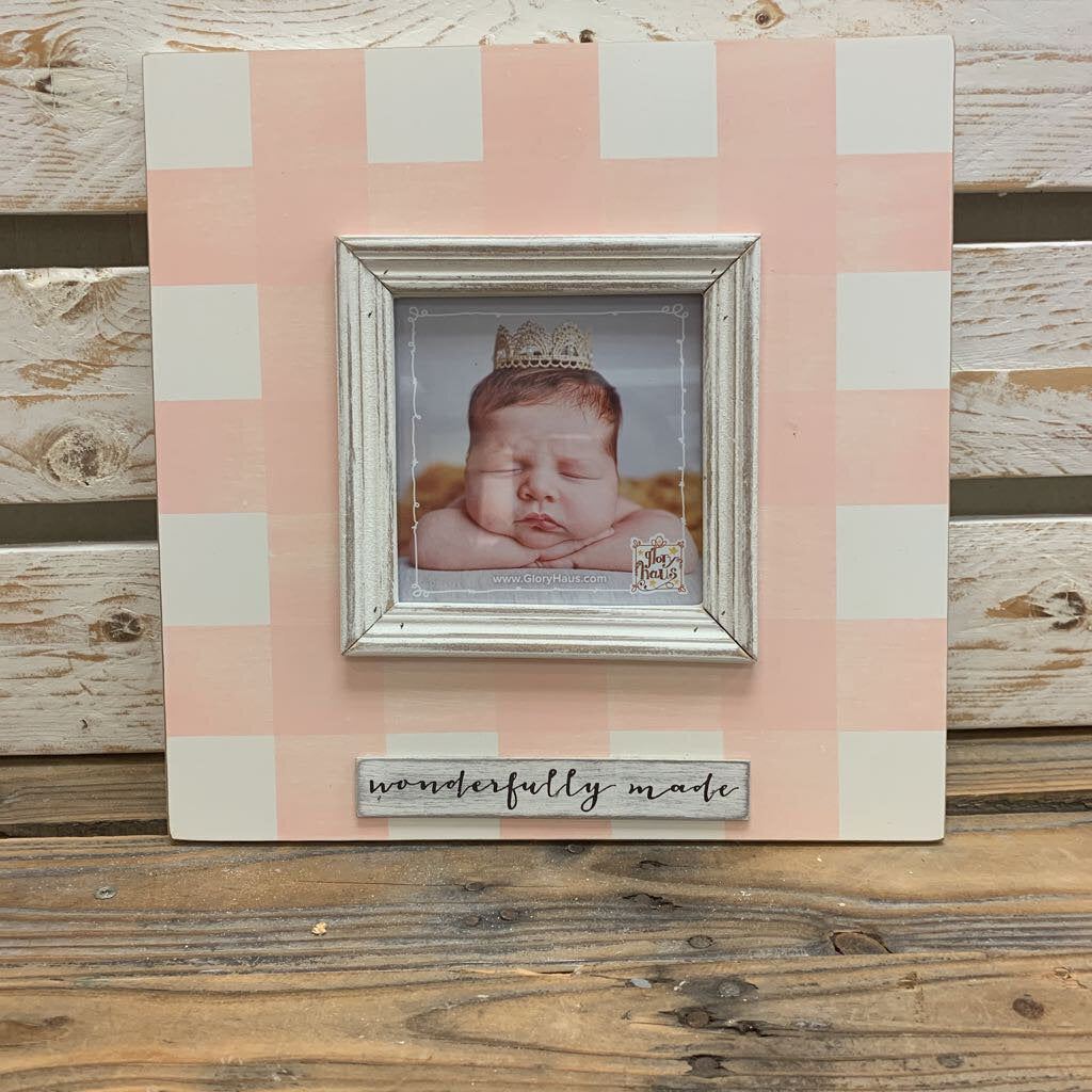 Wonderfully Made Pink Frame