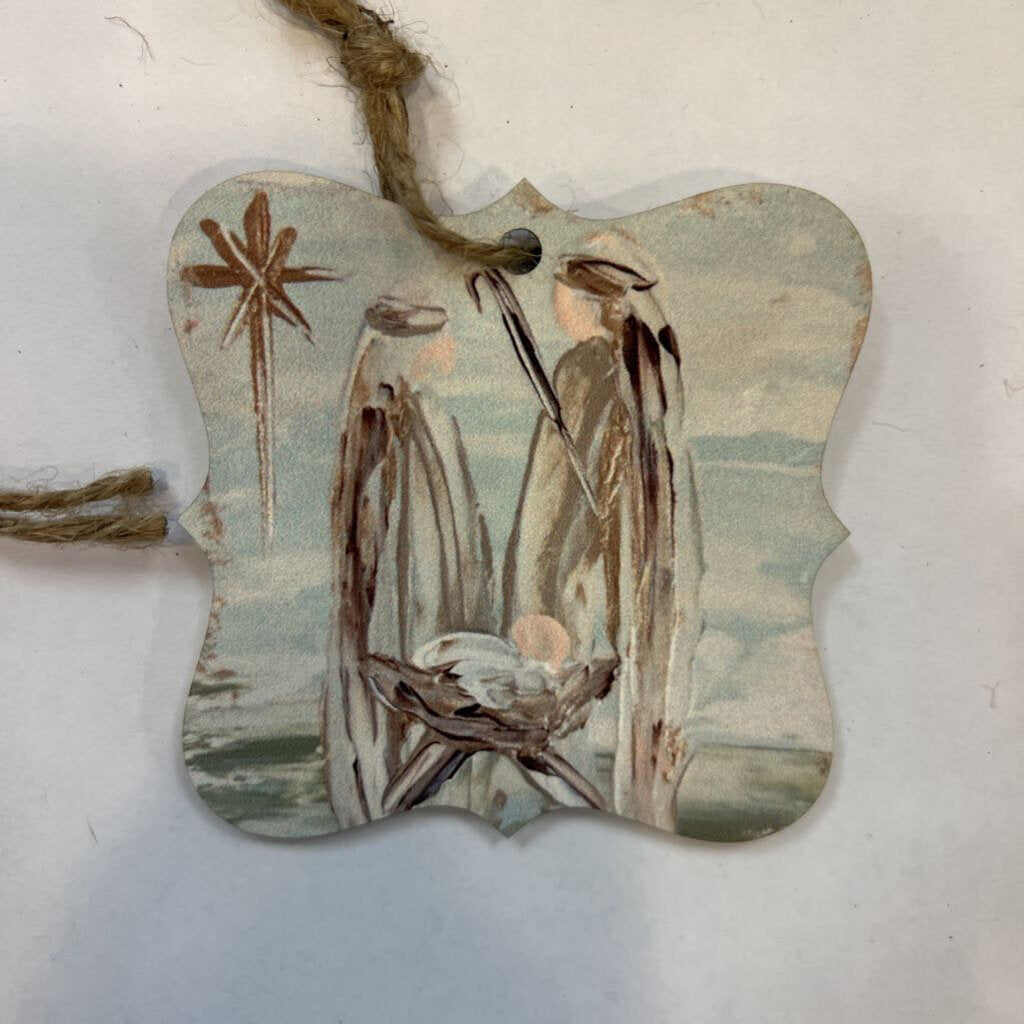 Southern Cotton Mill GA Nativity Scene Ornament