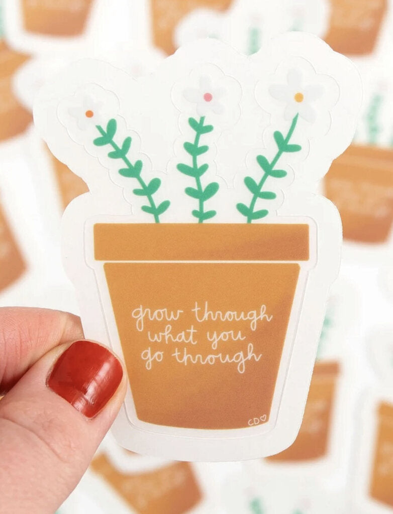 Potted Plant Decal Sticker