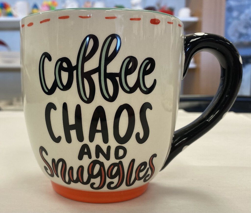 Mom Runs On Coffee And Chaos Mug