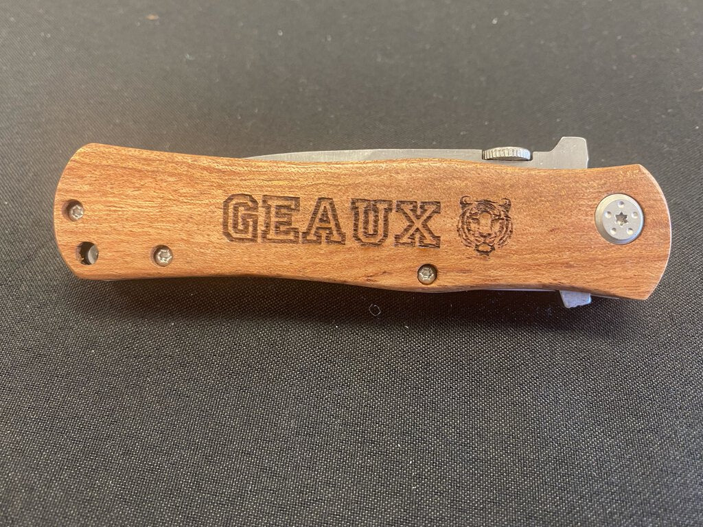Engraved Collegiate Knife