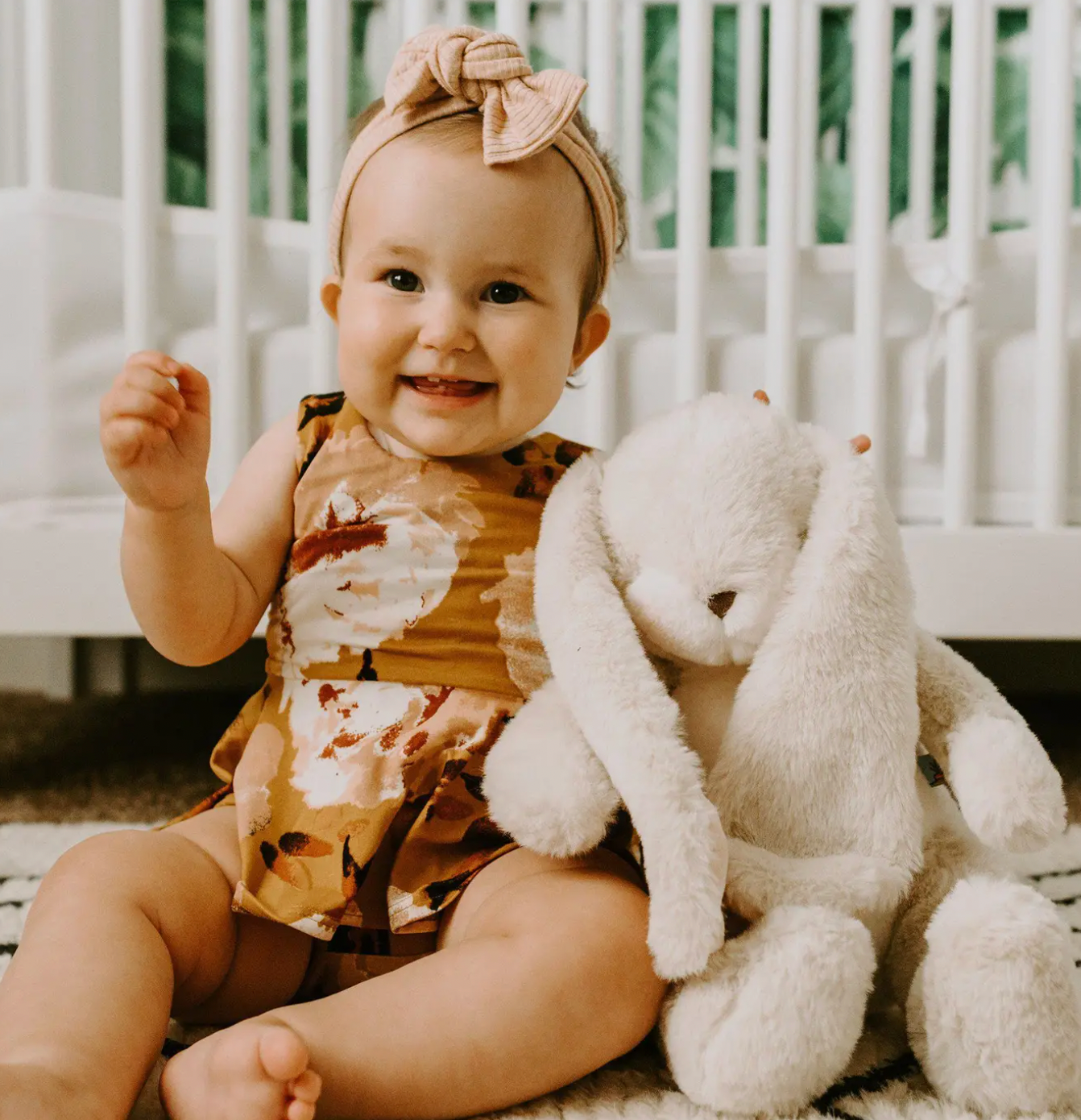 Sweet Nibble 16" Cream Bunny