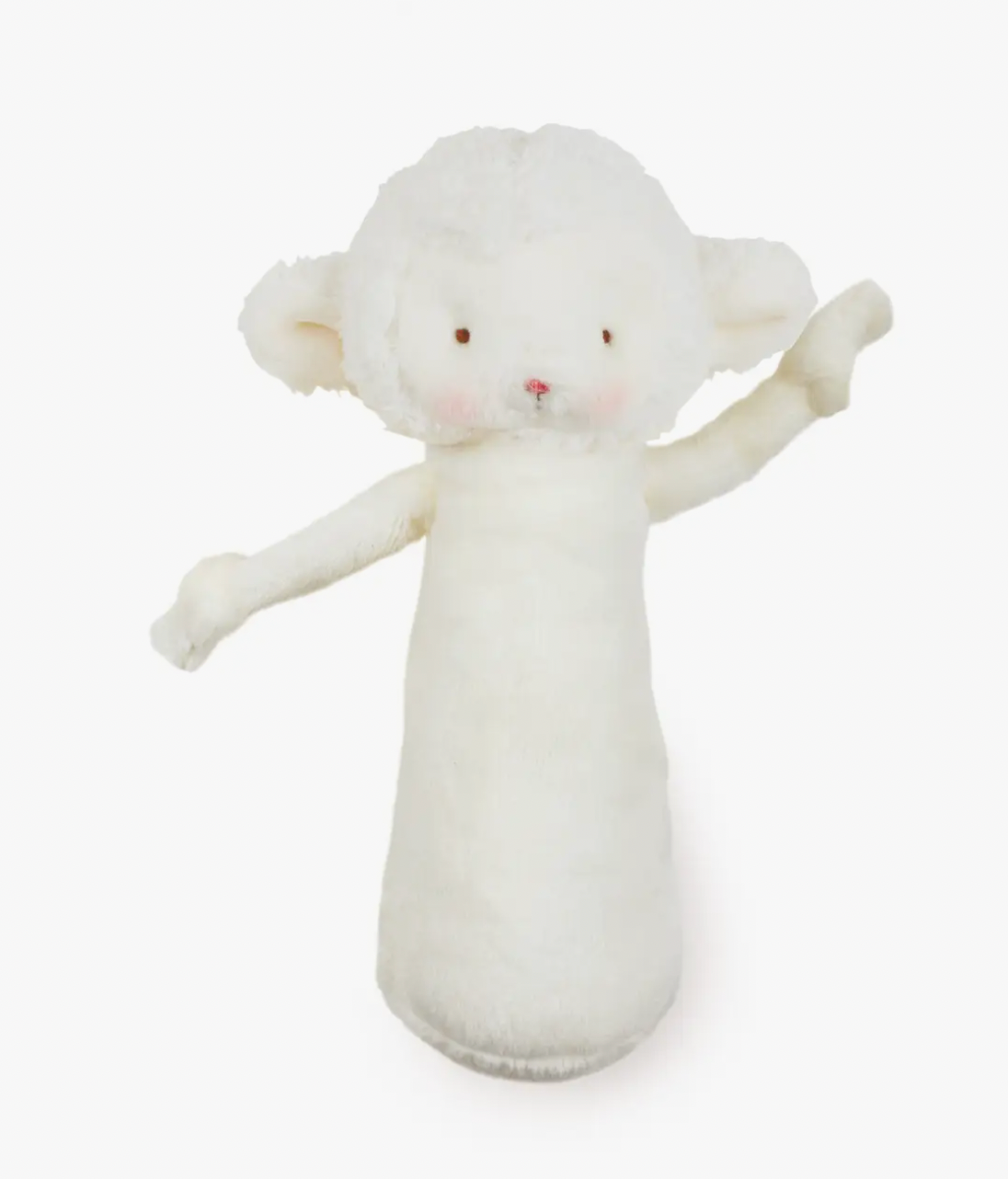 Friendly Chime Rattle- White Lamb