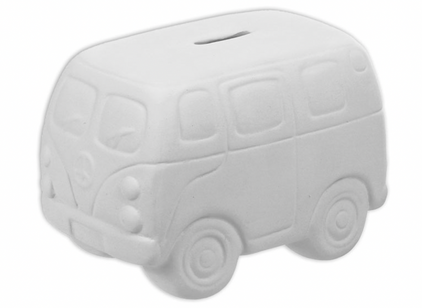 Ceramic Hippie Van Bank