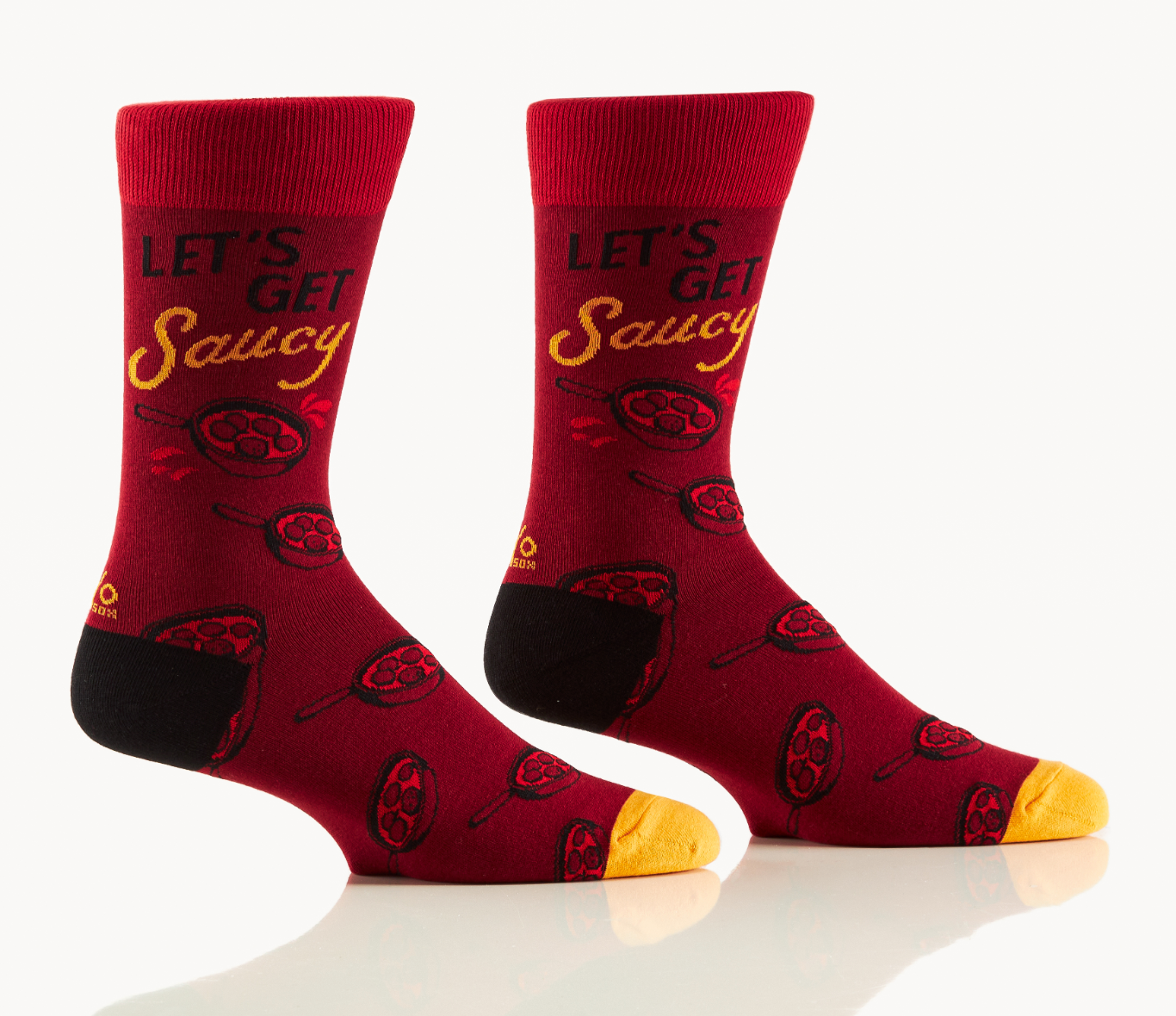 Men's Crew Sock, Saucy