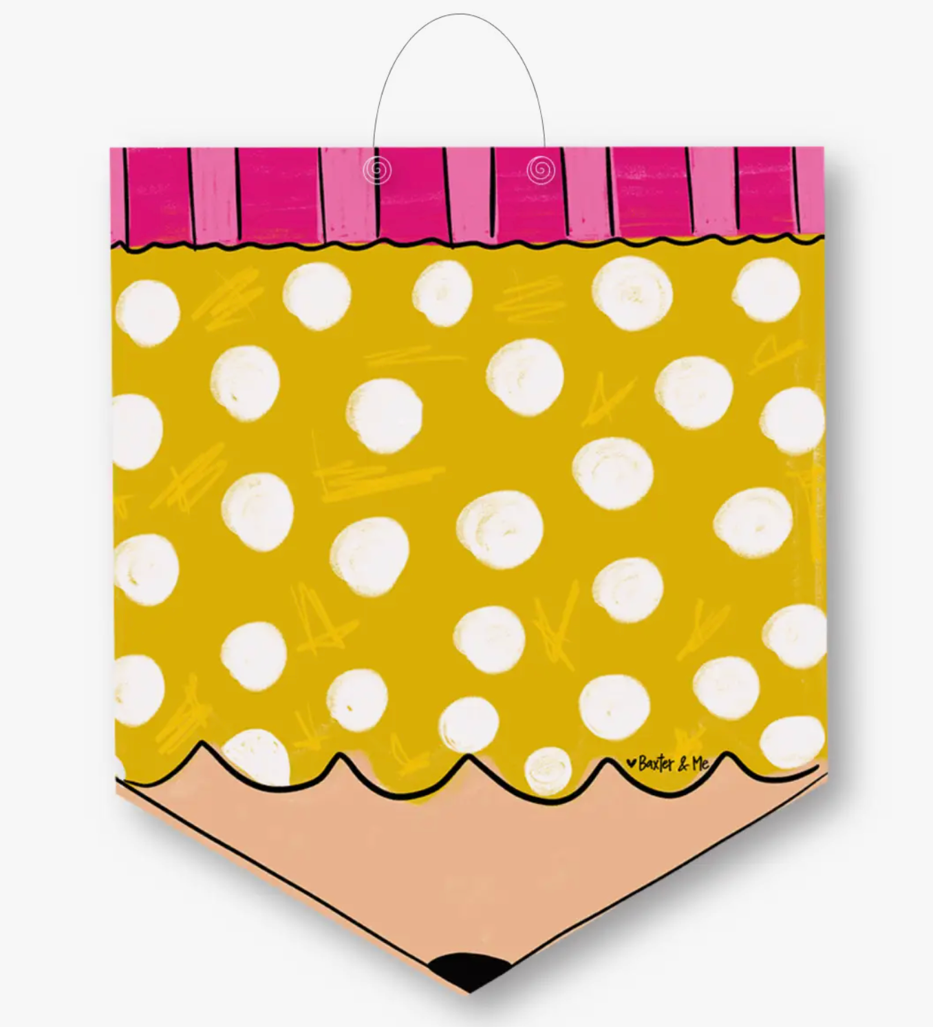 Personalizable Pencil Door Hanger