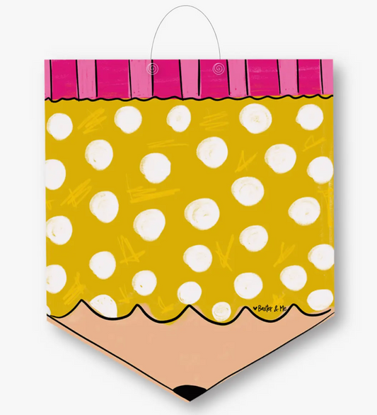 Personalizable Pencil Door Hanger