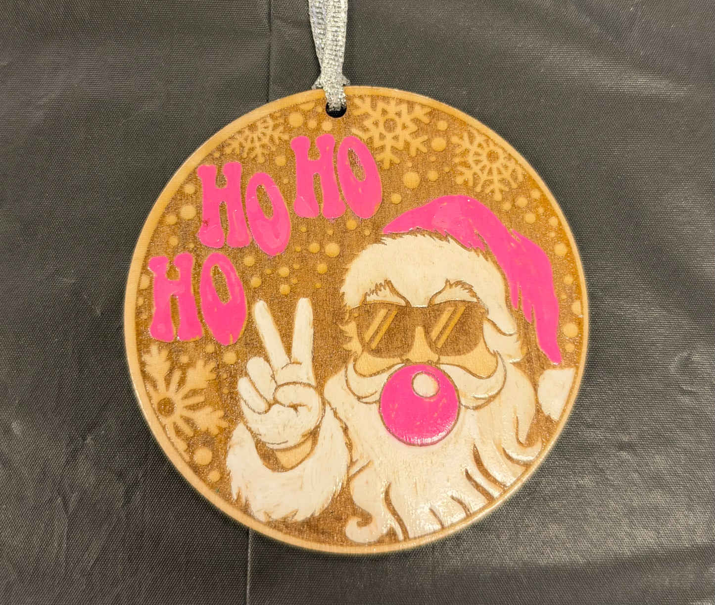 Ho Ho Ho Santa Ornament