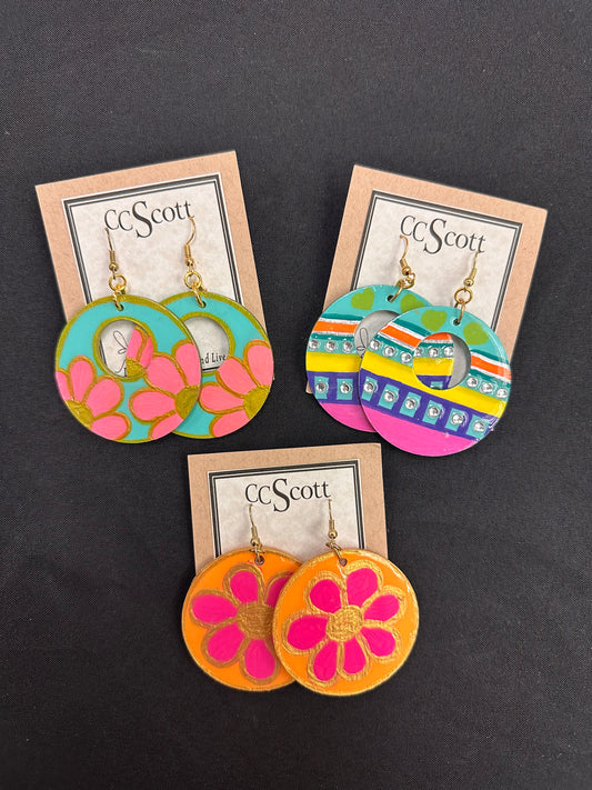 Hand Painted Earring Class $25 6-18-26 6:00-8:00