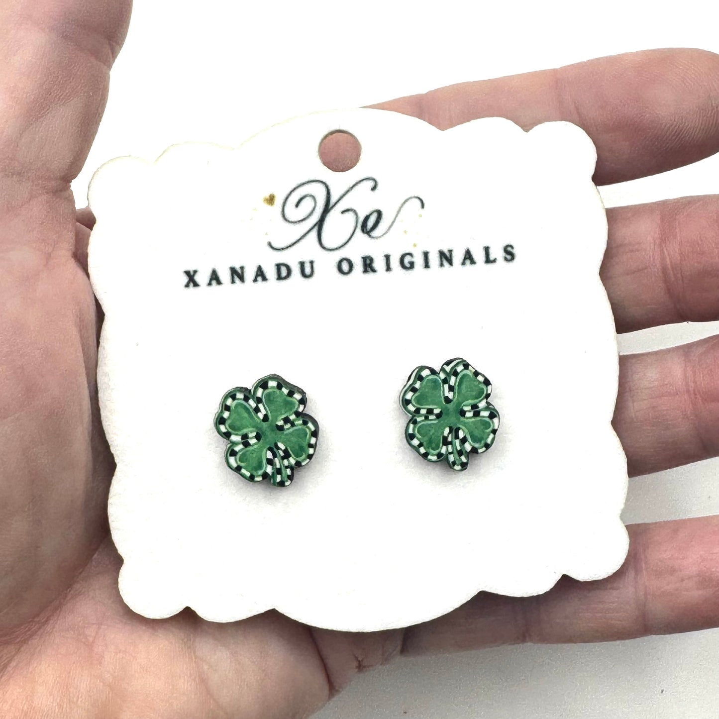 STUD Shamrock With Post