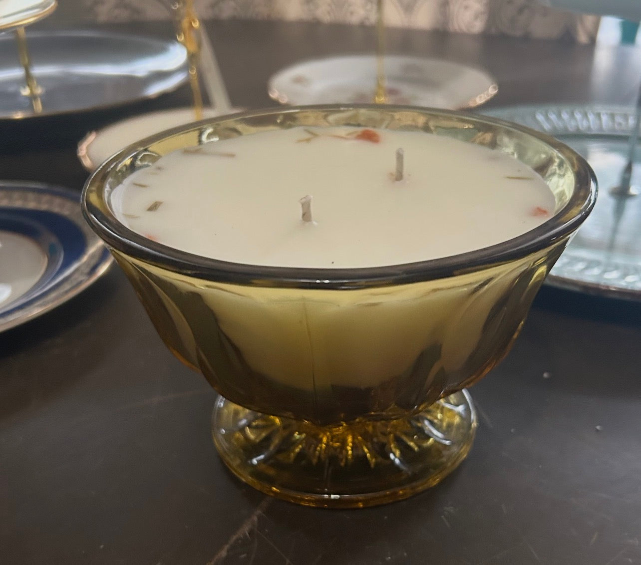 Vintage Glass Candle Class $35 3-26-26 6:00-8:00