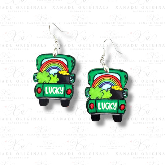 Lucky Truck Earrings