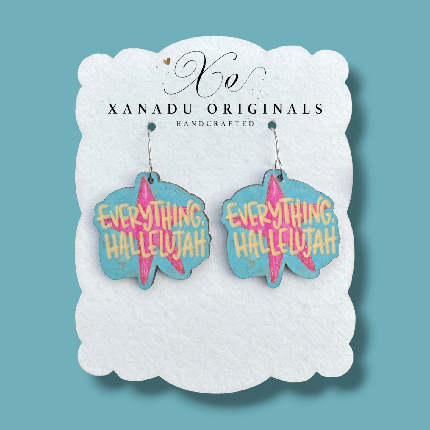 Everything Hallelujah Dangle Earrings