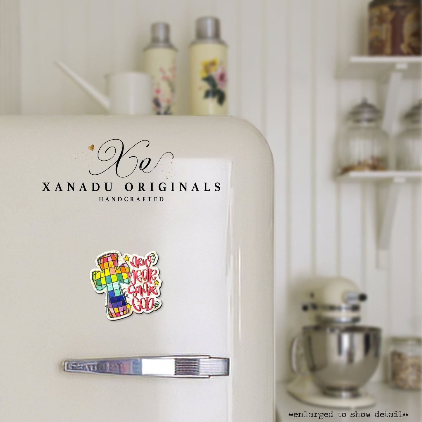 New Year Same God Magnet