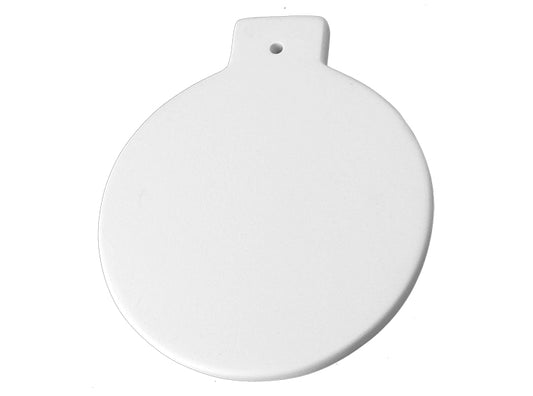 Ceramic Flat Ball Ornament
