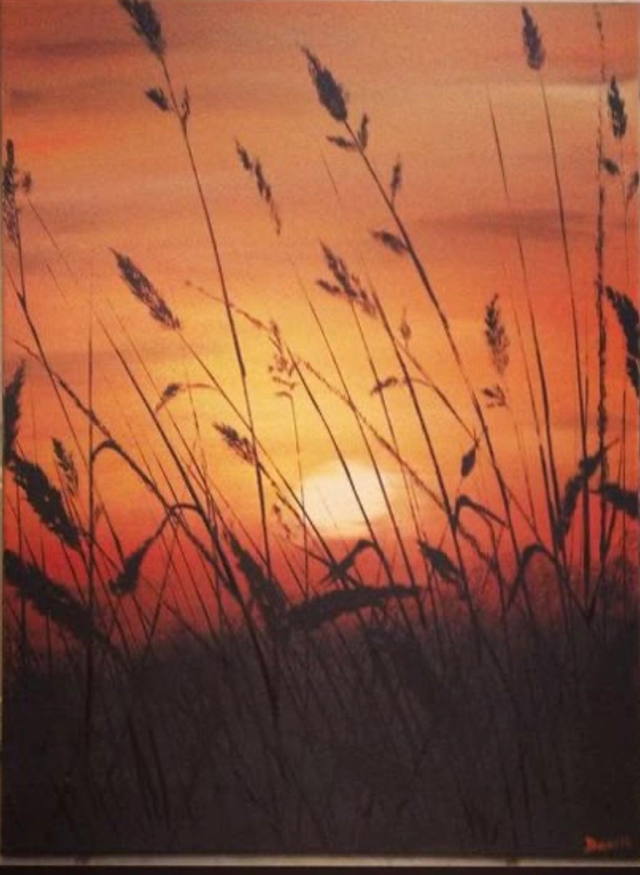 Autumn Sunset Painting Class $35 11-1-25 10:00-12:00