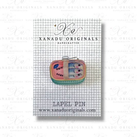 Sardine Can Lapel Pin