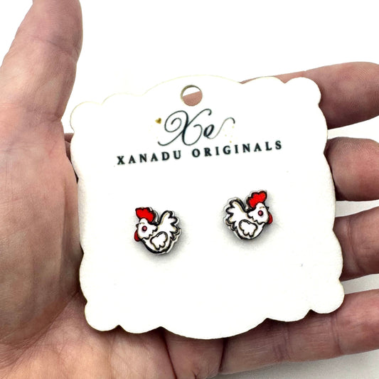 STUD Whimsical Chicken With Post