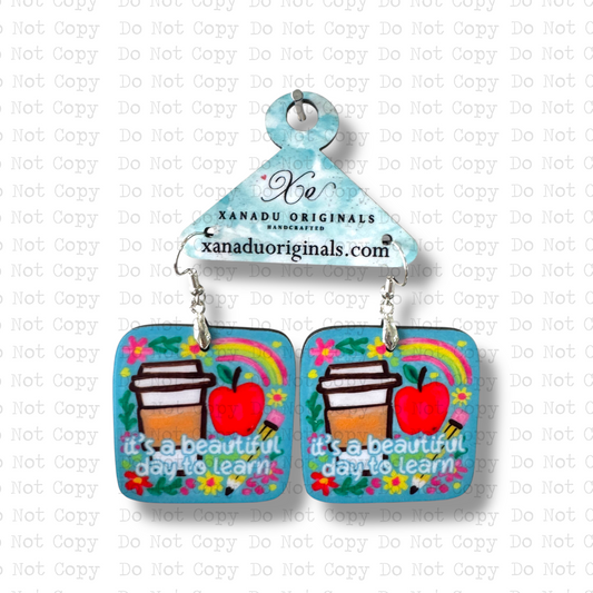 Beautiful Day To Learn Earrings
