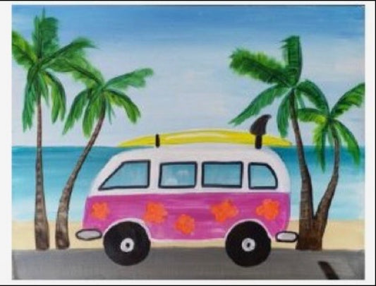 Goodbye Summer Painting Class $35 8-18-25 6:00-8:00