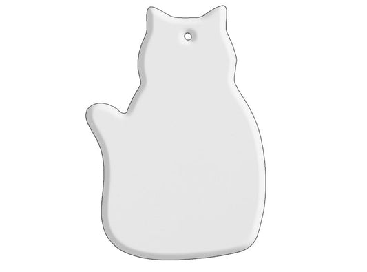Ceramic Pretty Kitty Ornament
