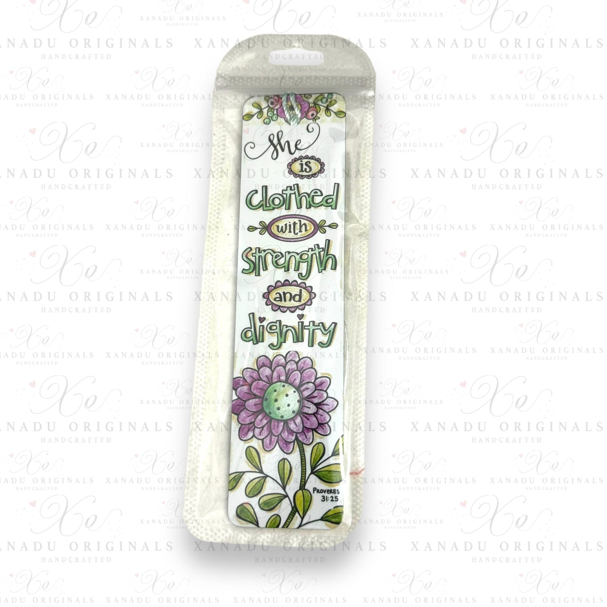 She Is Clothed With Strength Bookmark - 1
