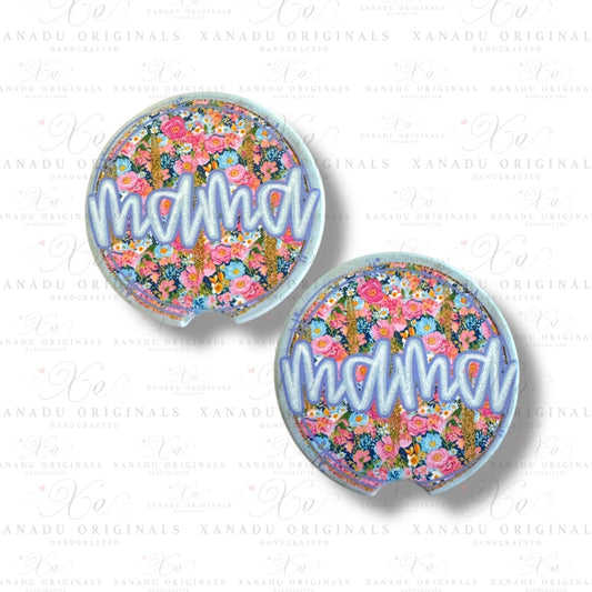 Mama Ceramic Car Coasters