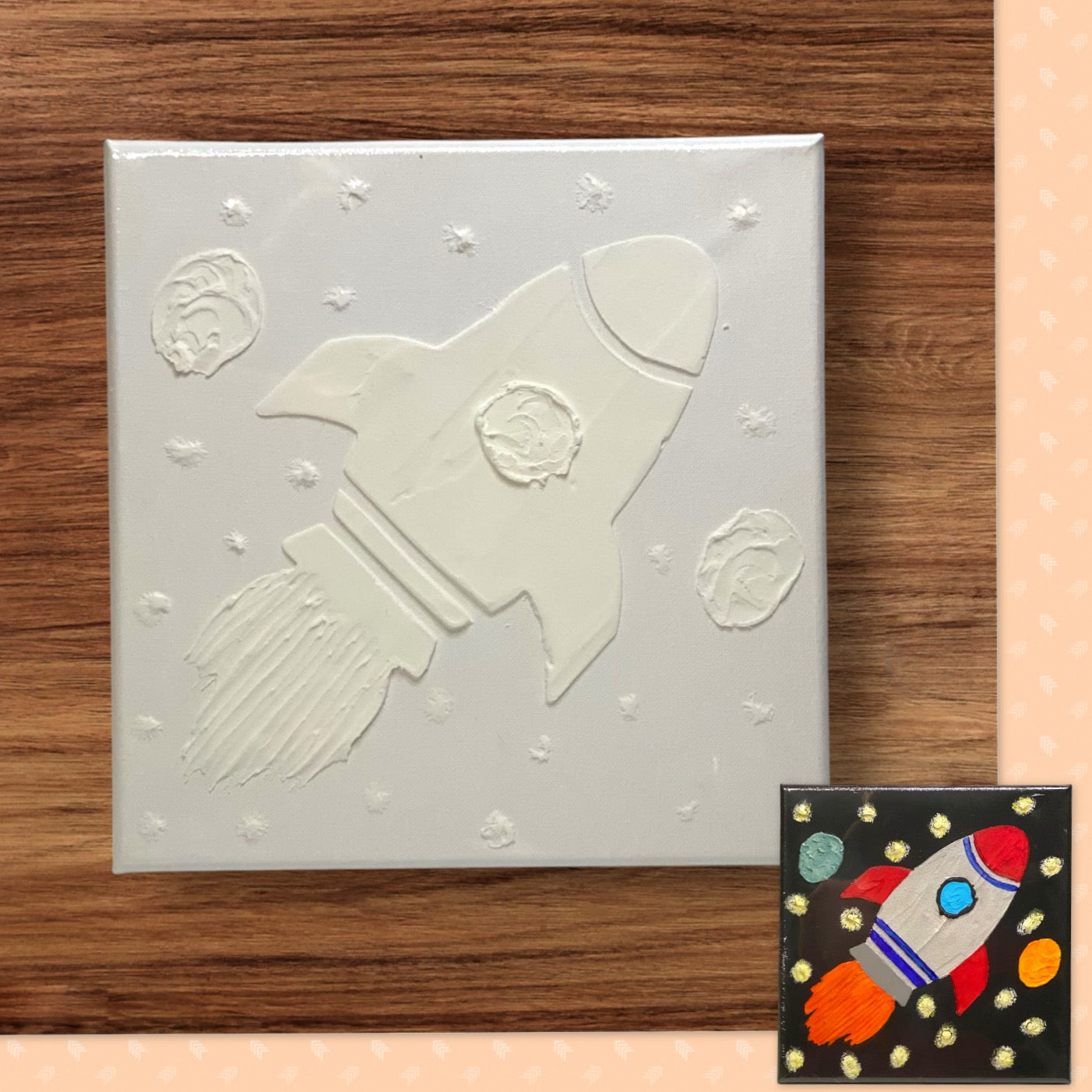 Space DIY Textured Canvas – The Stompin' Grounds
