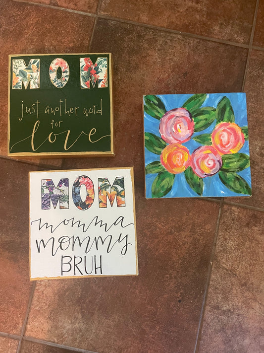 Mother’s Day canvas medium