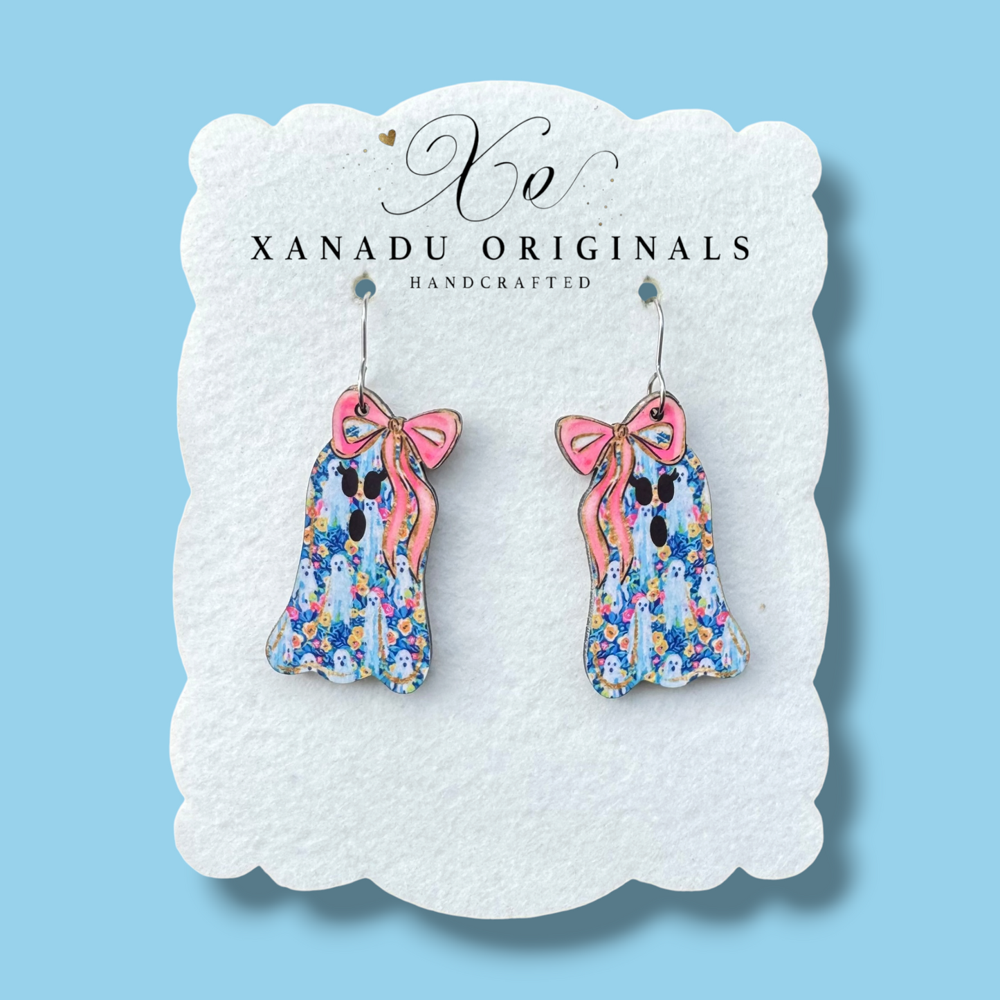 Preppy Ghostly Ghost Earrings